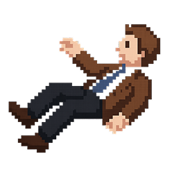 Floating character